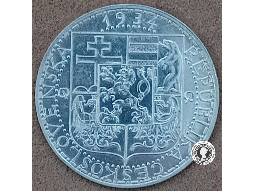 20.koruna - 1.ČSR - 1934