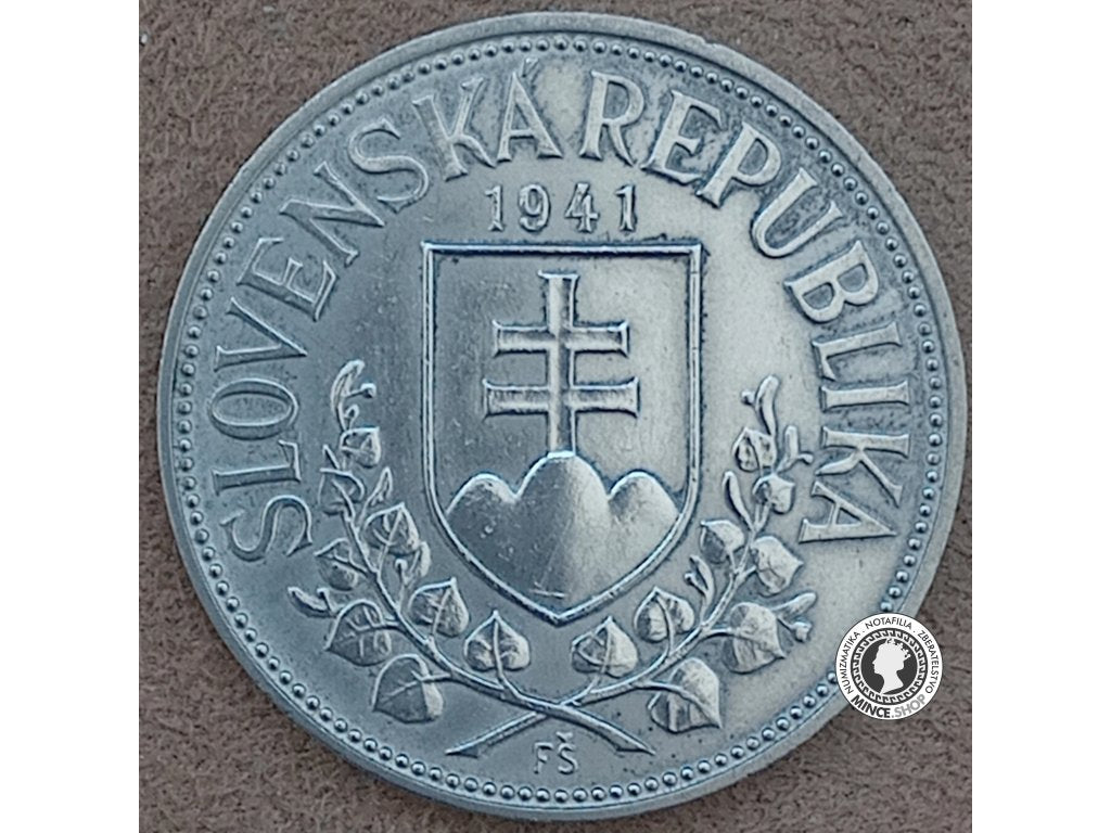 20 koruna - Slovenský Štát - 1941 - dvojkríž