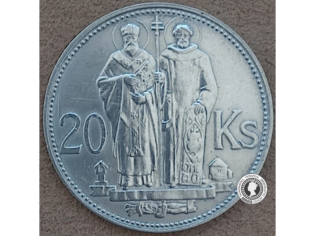 20 koruna - Slovenský Štát - 1941 - dvojkríž