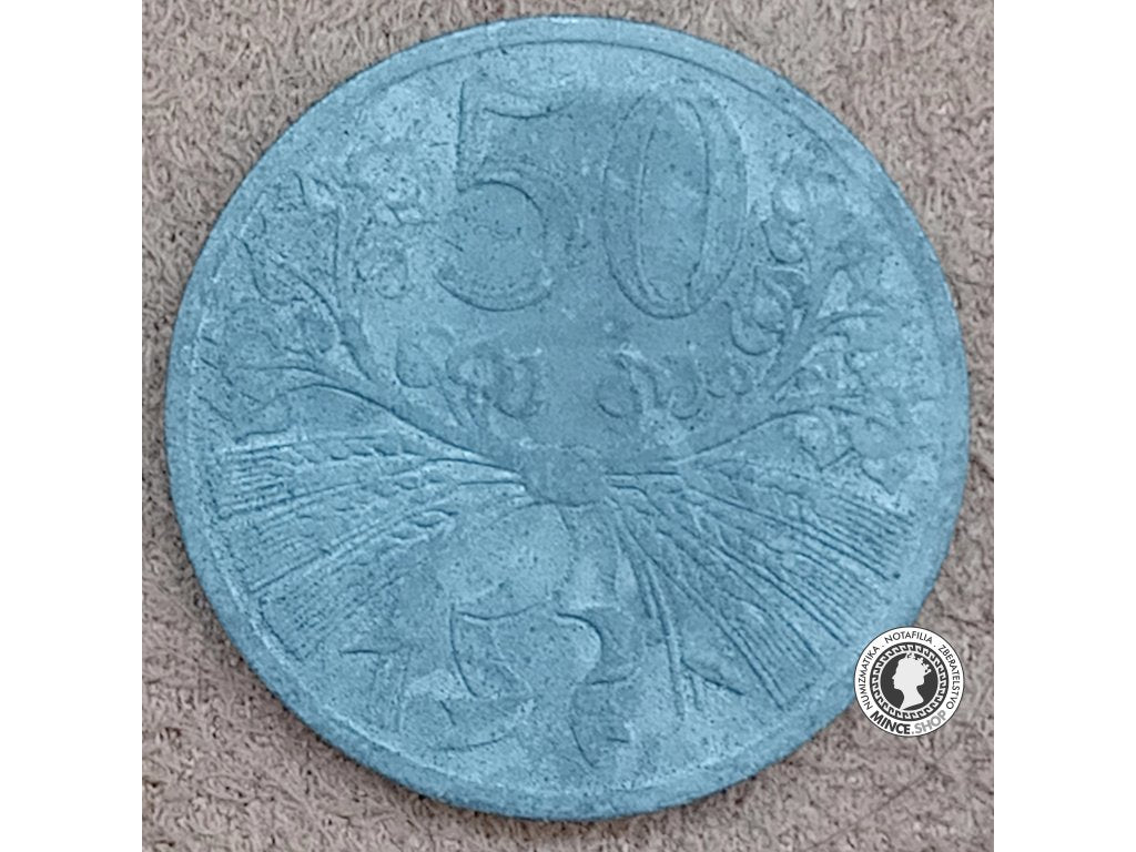 50 halier - Protektorát Čechy a Morava - 1941