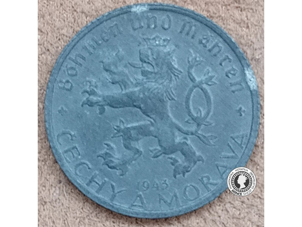 50 halier - Protektorát Čechy a Morava - 1943