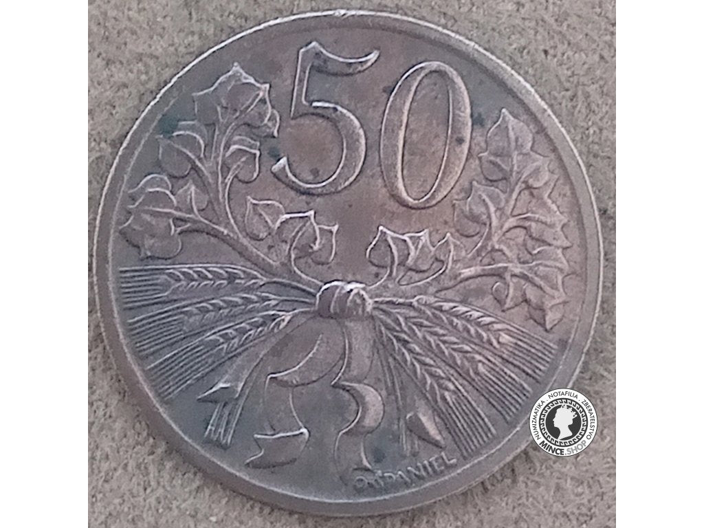 50 halier - Česko-Slovensko - 1948