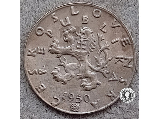 50 halier - Česko-Slovensko - 1950