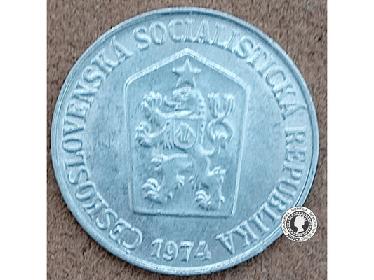 5 halier - Česko-Slovensko - 1974