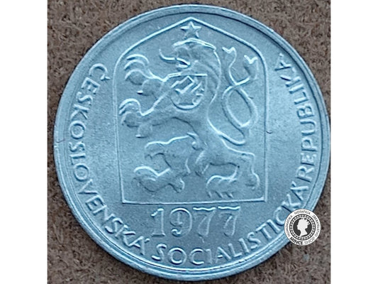 5 halier - Česko-Slovensko - 1977