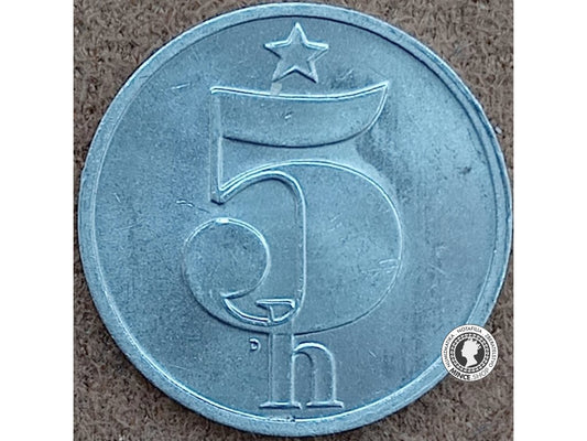 5 halier - Česko-Slovensko - 1978