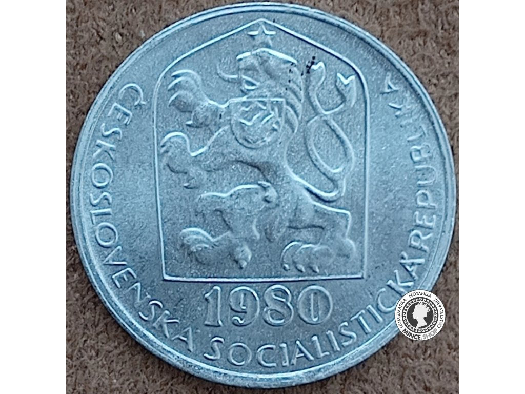 5 halier - Česko-Slovensko - 1980