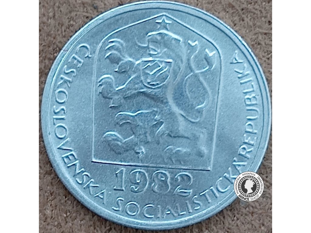 5 halier - Česko-Slovensko - 1982