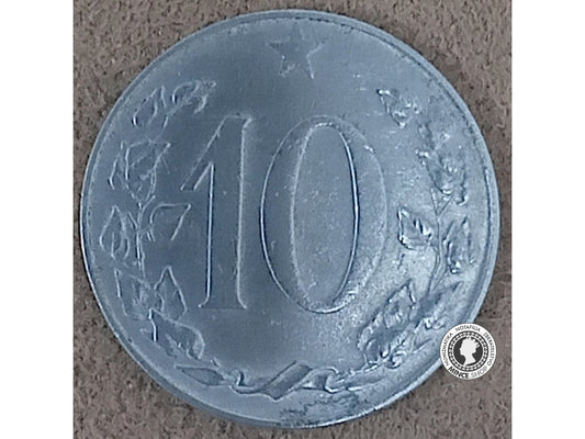 10 halier - Česko-Slovensko - 1958