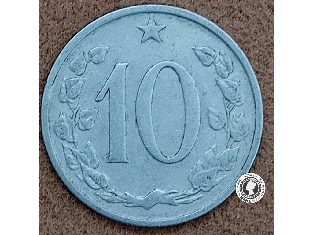 10 halier - Česko-Slovensko - 1961