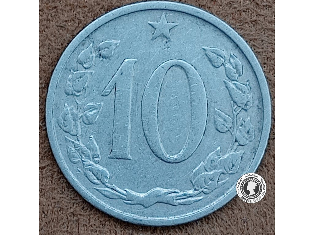 10 halier - Česko-Slovensko - 1962