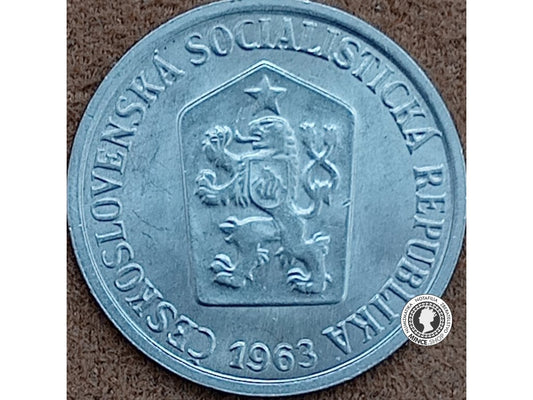 10 halier - Česko-Slovensko - 1963