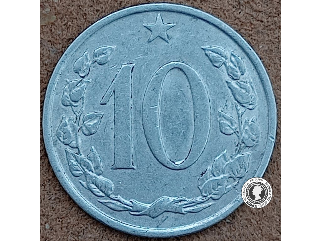 10 halier - Česko-Slovensko - 1964