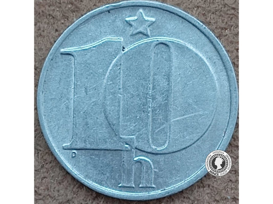 10 halier - Česko-Slovensko - 1977