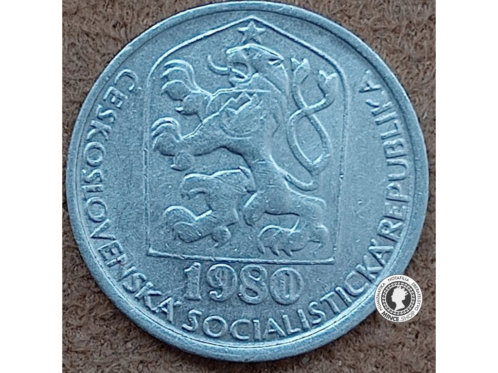10 halier - Česko-Slovensko - 1980