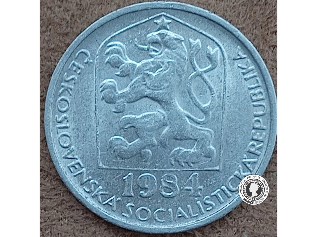 10 halier - Česko-Slovensko - 1984