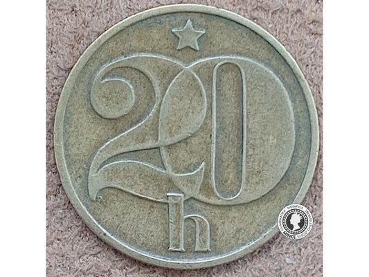 20 halier - Česko-Slovensko - 1973