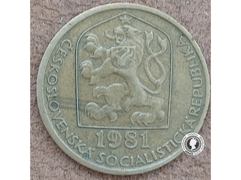 20 halier - Česko-Slovensko - 1981