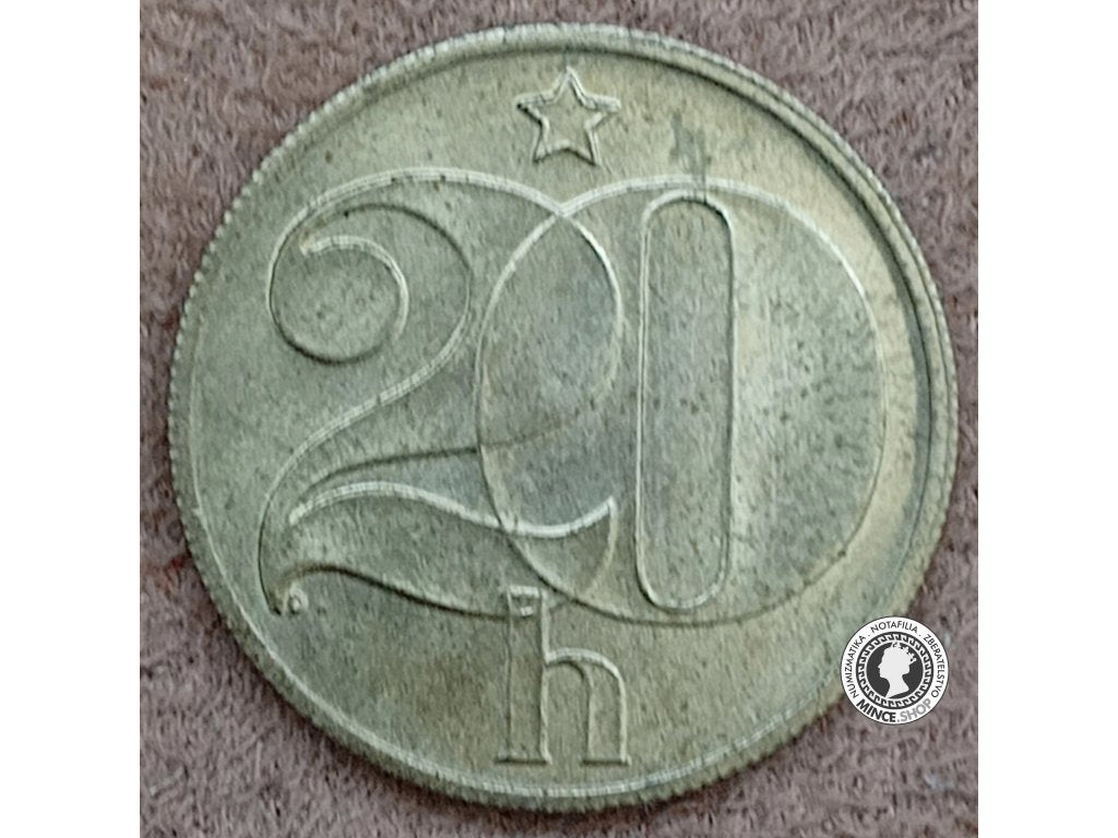 20 halier - Česko-Slovensko - 1982