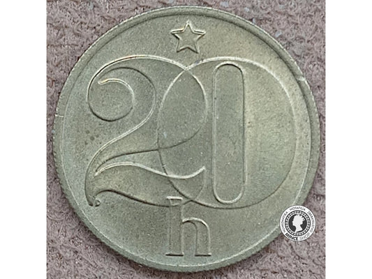 20 halier - Česko-Slovensko - 1985