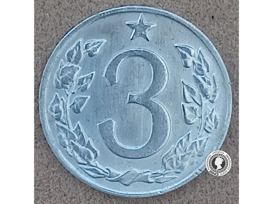 3 halier - Česko-Slovensko - 1963