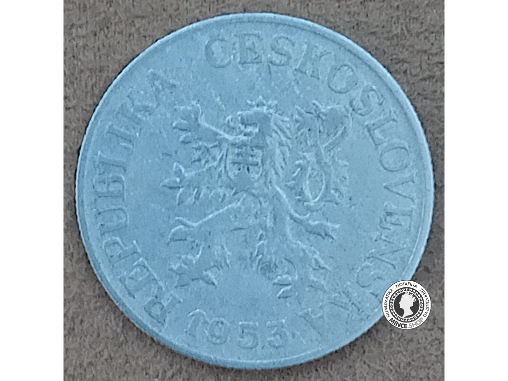 25 halier - Česko-Slovensko - 1953