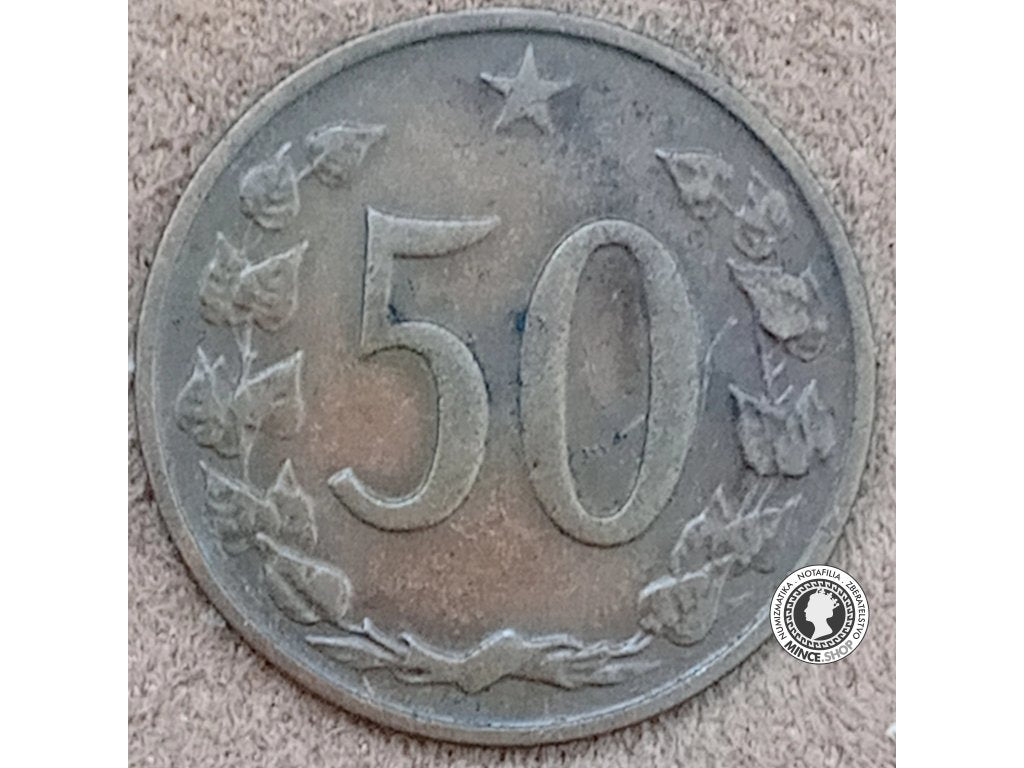 50 halier - Česko-Slovensko - 1963