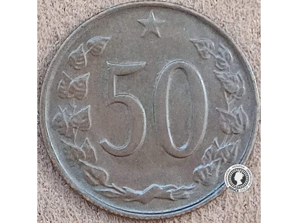 50 halier ČSSR 1969 bez bodiek pri letopočte - Československo