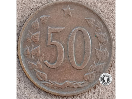 50 halier - Česko-Slovensko - 1971