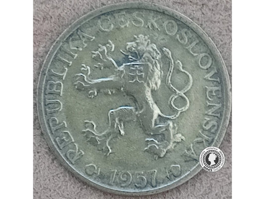 1 koruna - Česko-Slovensko - 1957