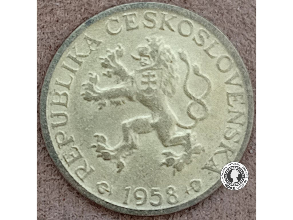 1 koruna - Česko-Slovensko - 1958