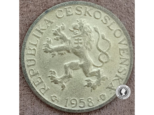 1 koruna - Česko-Slovensko - 1958