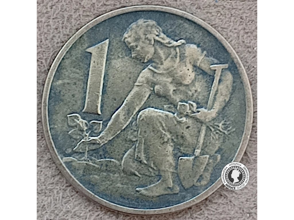 1 koruna - Česko-Slovensko - 1960