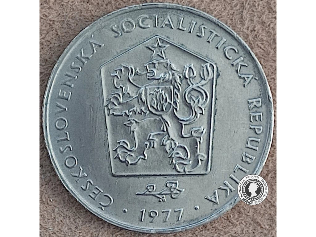 2 koruna - Česko-Slovensko - 1977