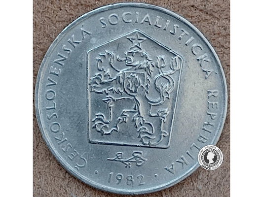 2 koruna - Česko-Slovensko - 1982