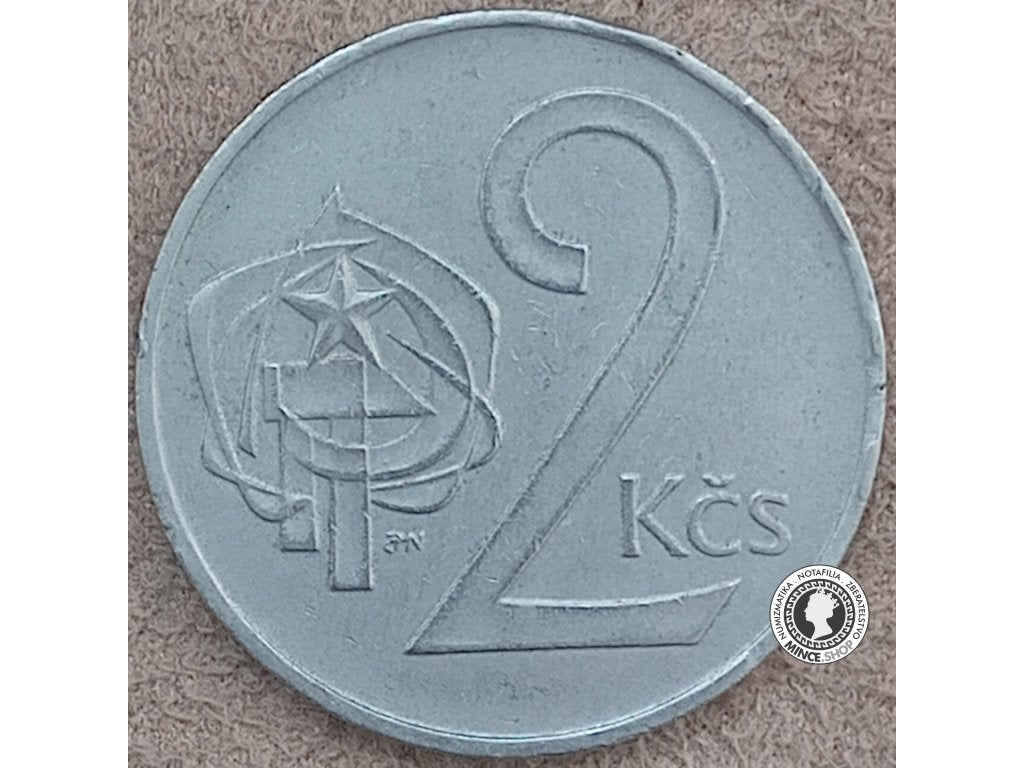 2 koruna - Česko-Slovensko - 1983