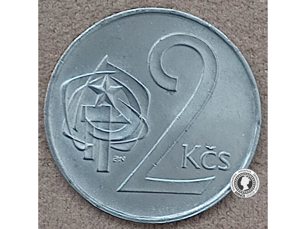 2 koruna - Česko-Slovensko - 1985