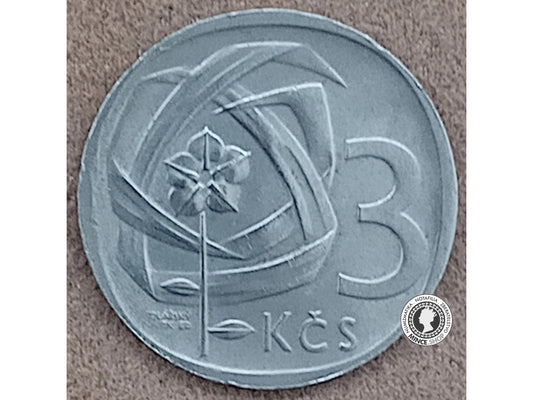 3 koruna - Česko-Slovensko - 1965