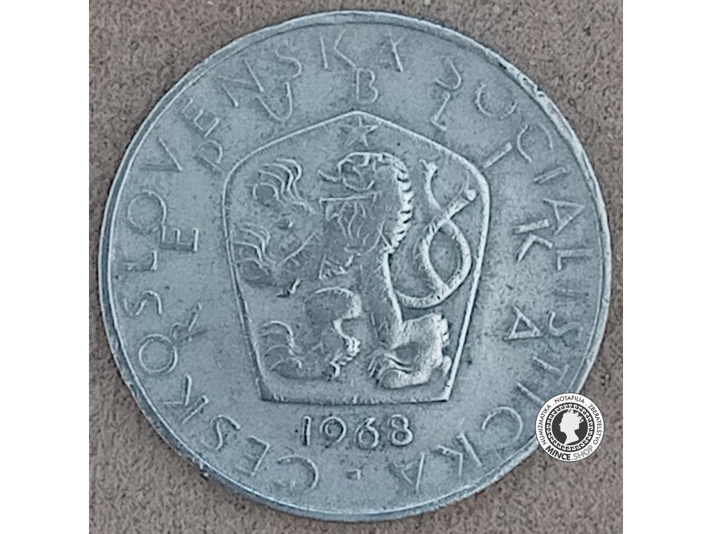 5 koruna - Česko-Slovensko - 1968