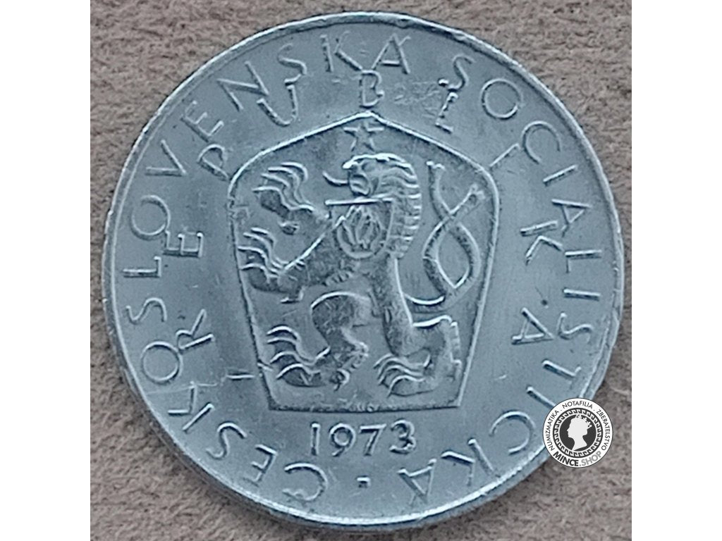 5 koruna - Česko-Slovensko - 1973