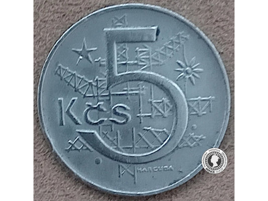 5 koruna - Česko-Slovensko - 1973