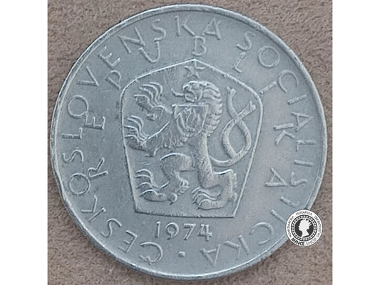 5 koruna - Česko-Slovensko - 1974 a