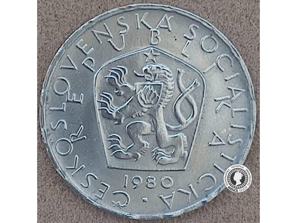 5 koruna - Česko-Slovensko - 1980