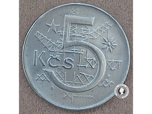 5 koruna - Česko-Slovensko - 1980