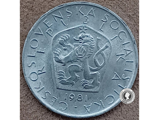 5 koruna - Česko-Slovensko - 1981