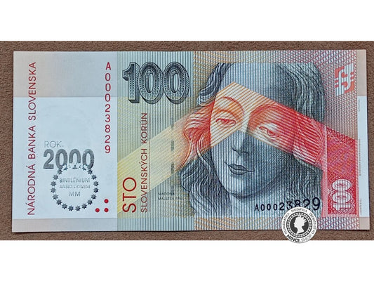 100 Korún - 1993 - Slovensko - Bimilemium - UNC