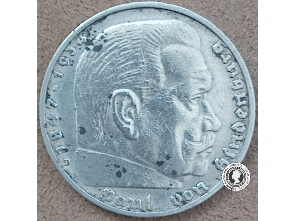 5 mariek - Nemecko - Tretia Ríša - 1937 D