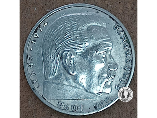 2 marka - Nemecko - Tretia Ríša - 1937 A