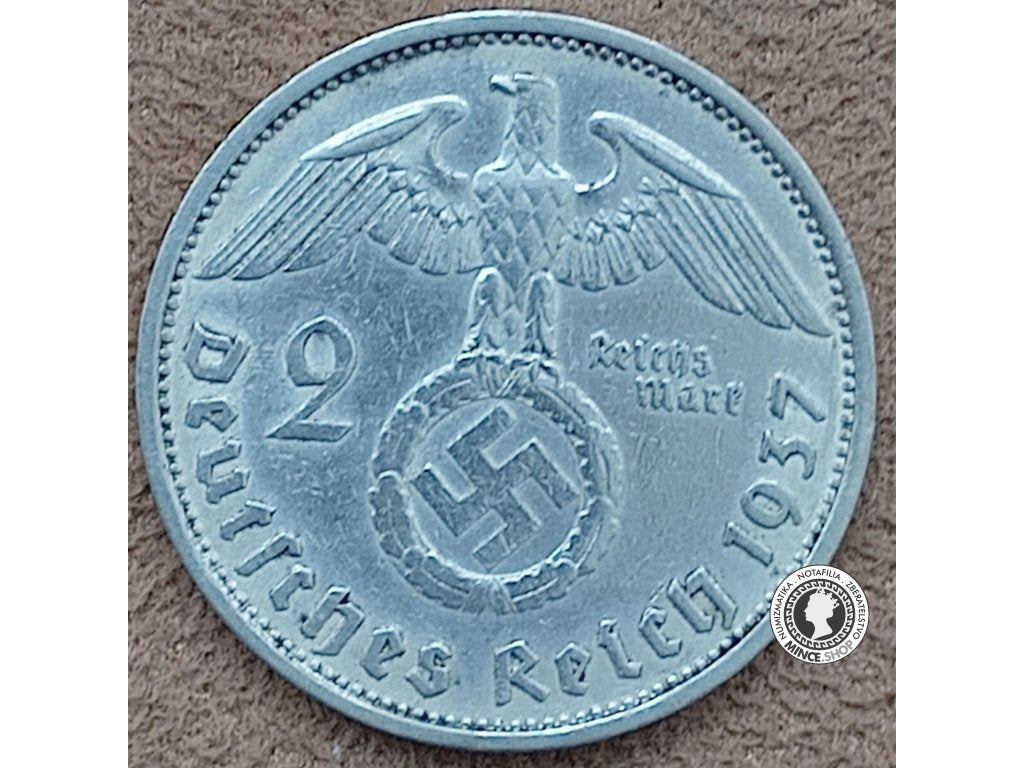 2 marka - Nemecko - Tretia Ríša - 1937 F