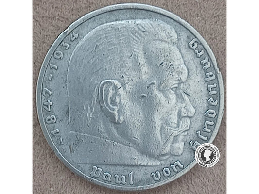 2 marka - Nemecko - Tretia Ríša - 1938 A